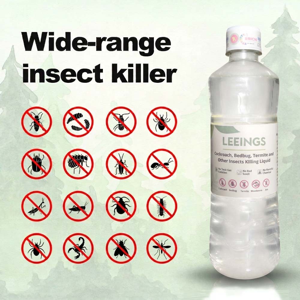 Insect Killing Liquid (Pest Control) - 500 ML - তেলাপোকা, ছারপোকা, উইপোকা ও অন্যান পোকা মারার লিকুইড - Image 4