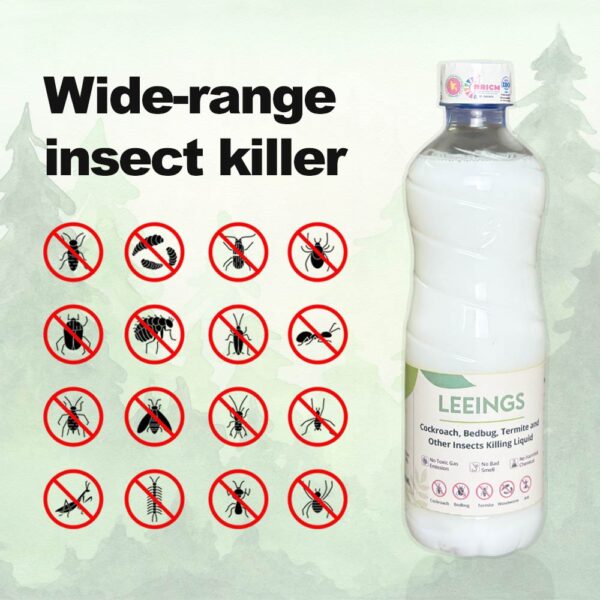 Insect Killing Liquid (Pest Control) - 500 ML - তেলাপোকা, ছারপোকা, উইপোকা ও অন্যান পোকা মারার লিকুইড - Image 2