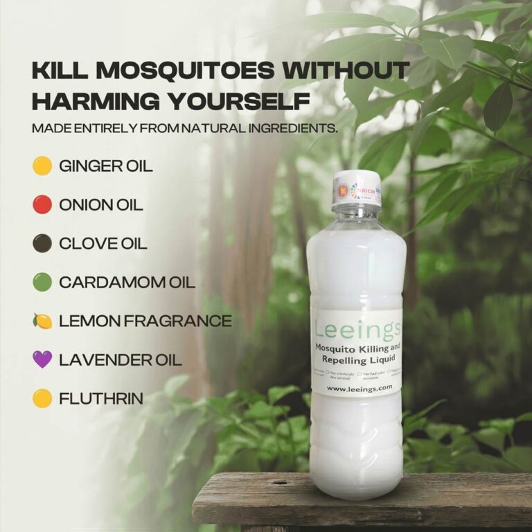 ingredients used on the Mosquito Killing and Repellent Liquid 500-ML