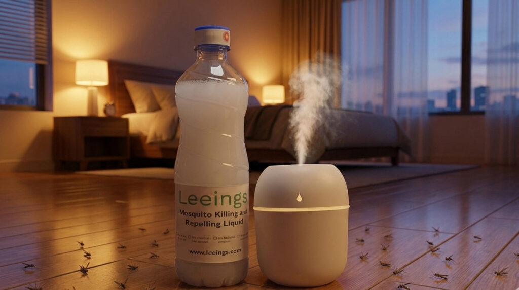 Leeings mosquito killing machine and liquid