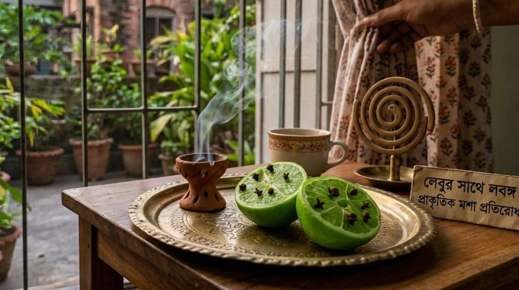 repel mosquitoes with lemon and clove