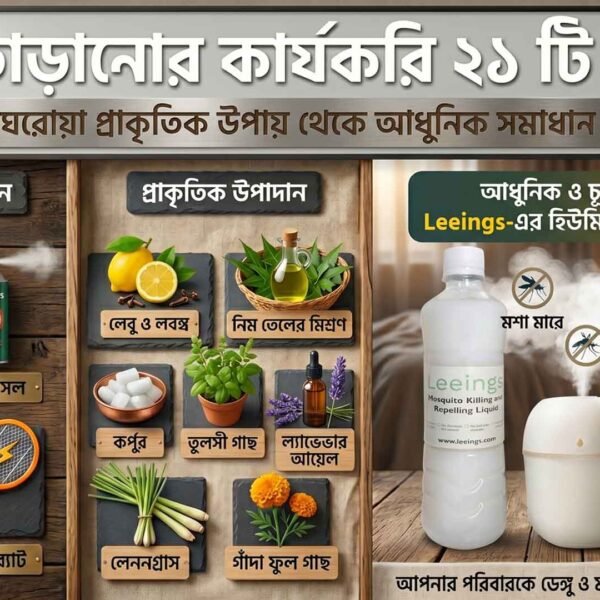 মশা তাড়ানোর কার্যকরি ২৫ টি উপায়