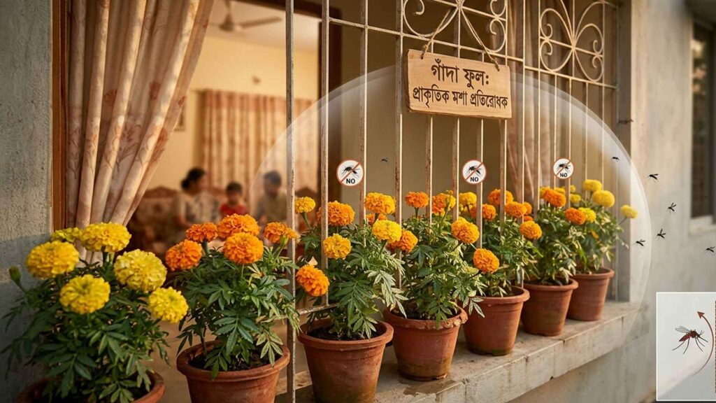Marigold to repell mosquitos