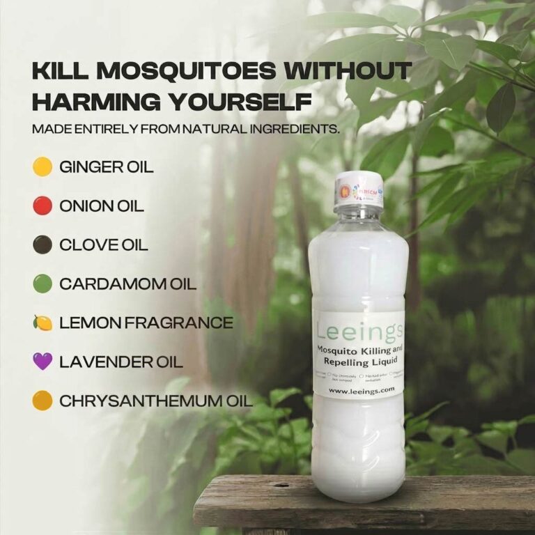 Ingredient Mosquito Killing and Repellent Liquid 500 ML