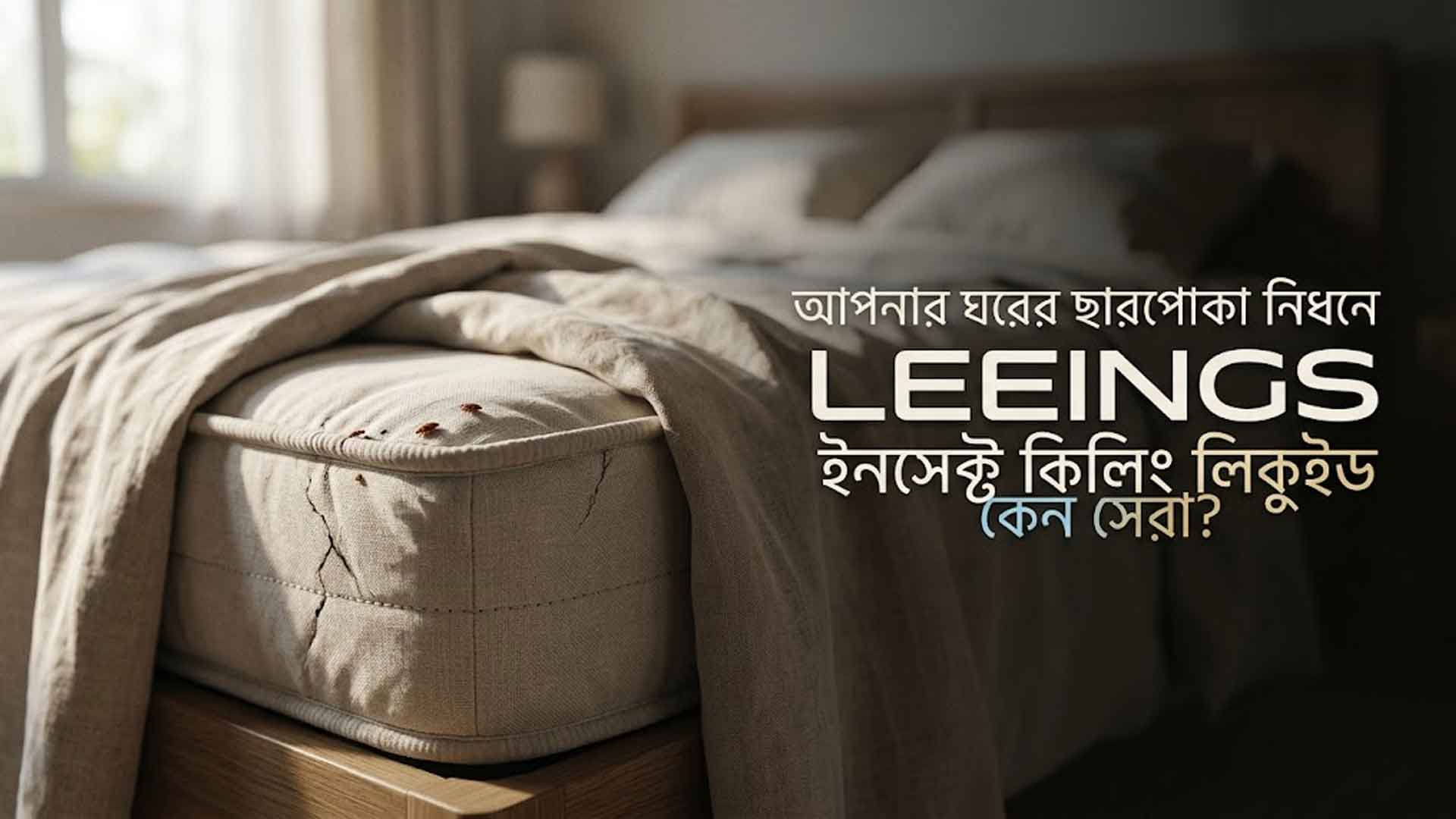 আপনার ঘরের ছারপোকা নিধনে Leeings ইনসেক্ট কিলিং লিকুইড কেন সেরা